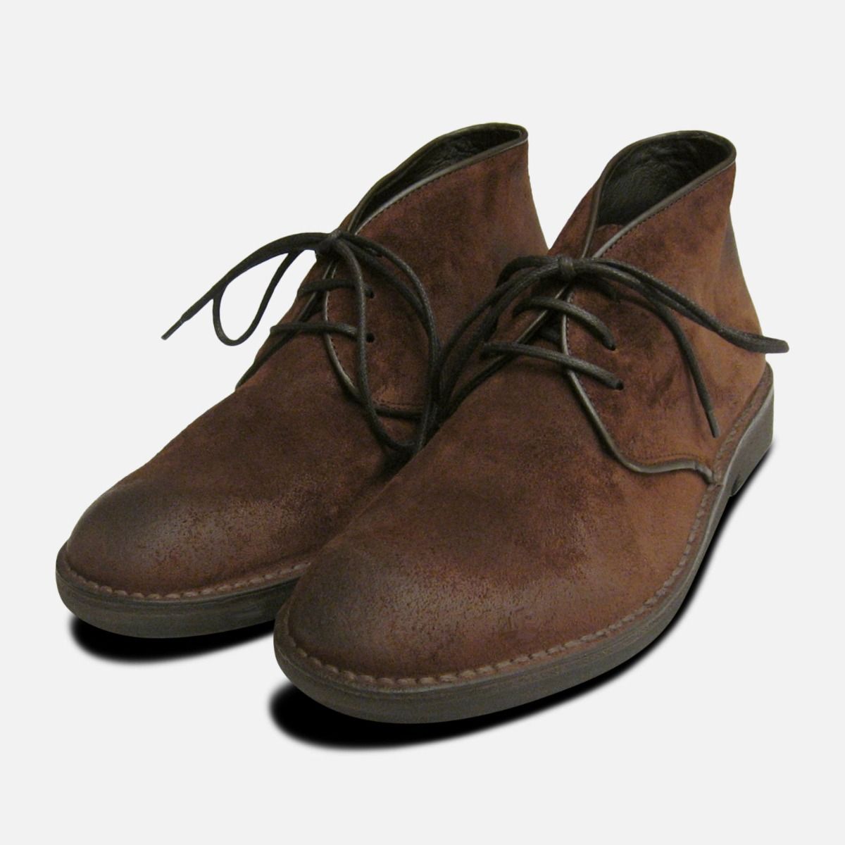 brown desert boot