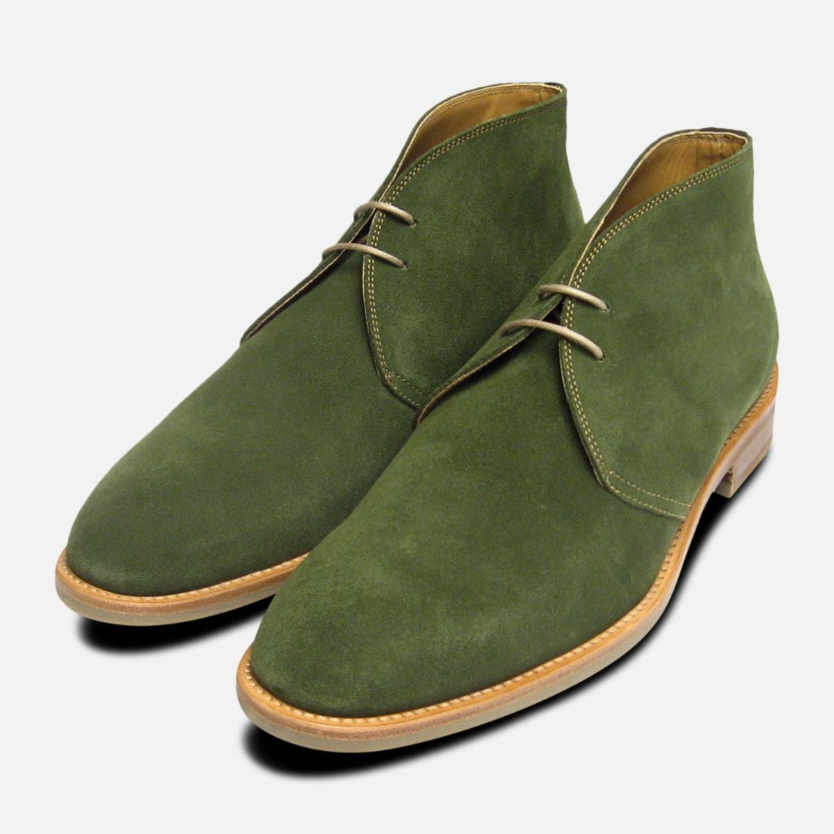 green suede shoes mens