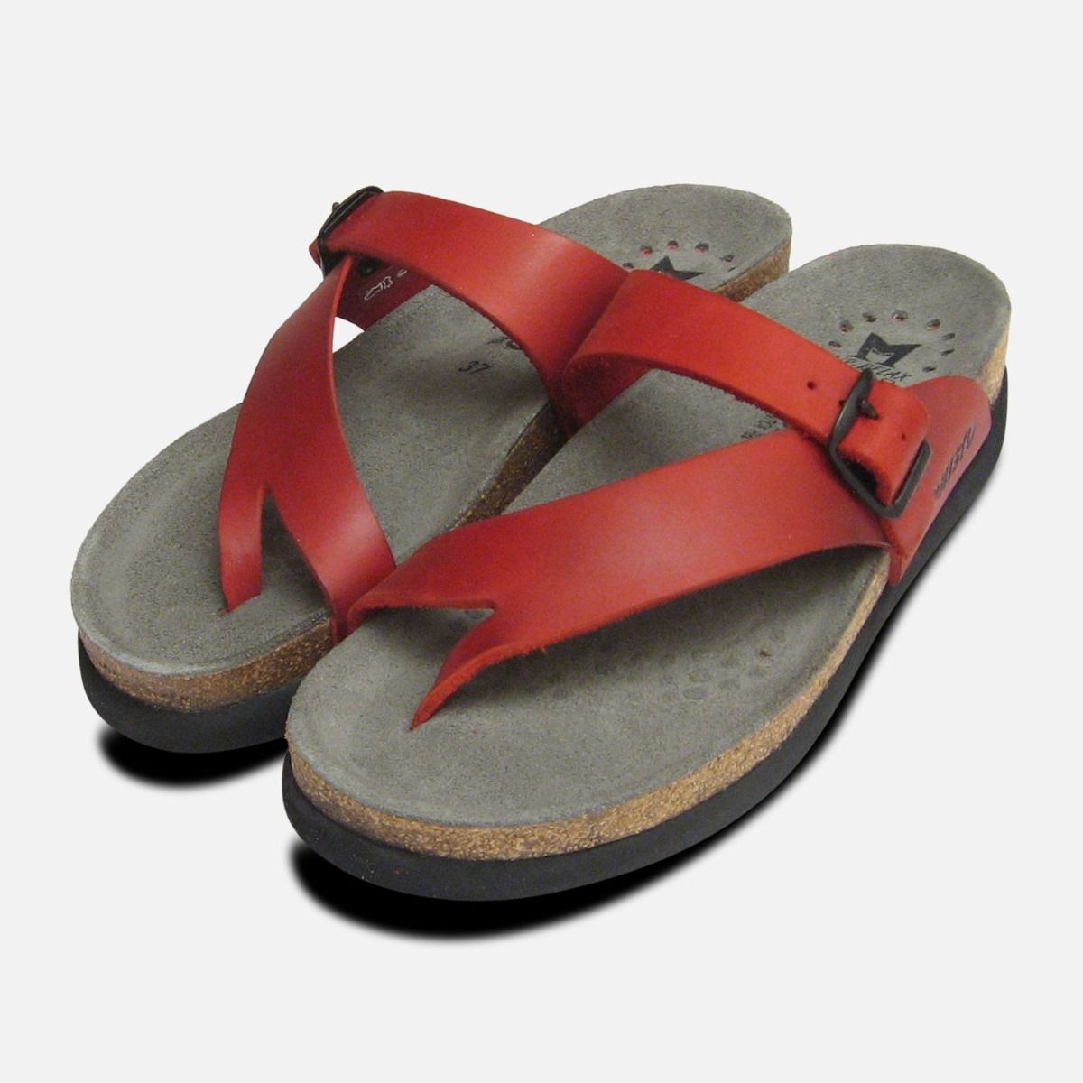 mephisto red sandals