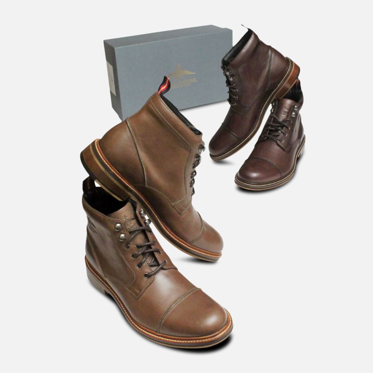 khaki shoe boots