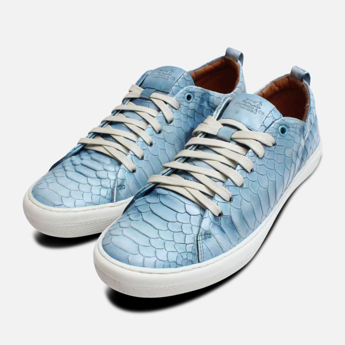 light blue trainers