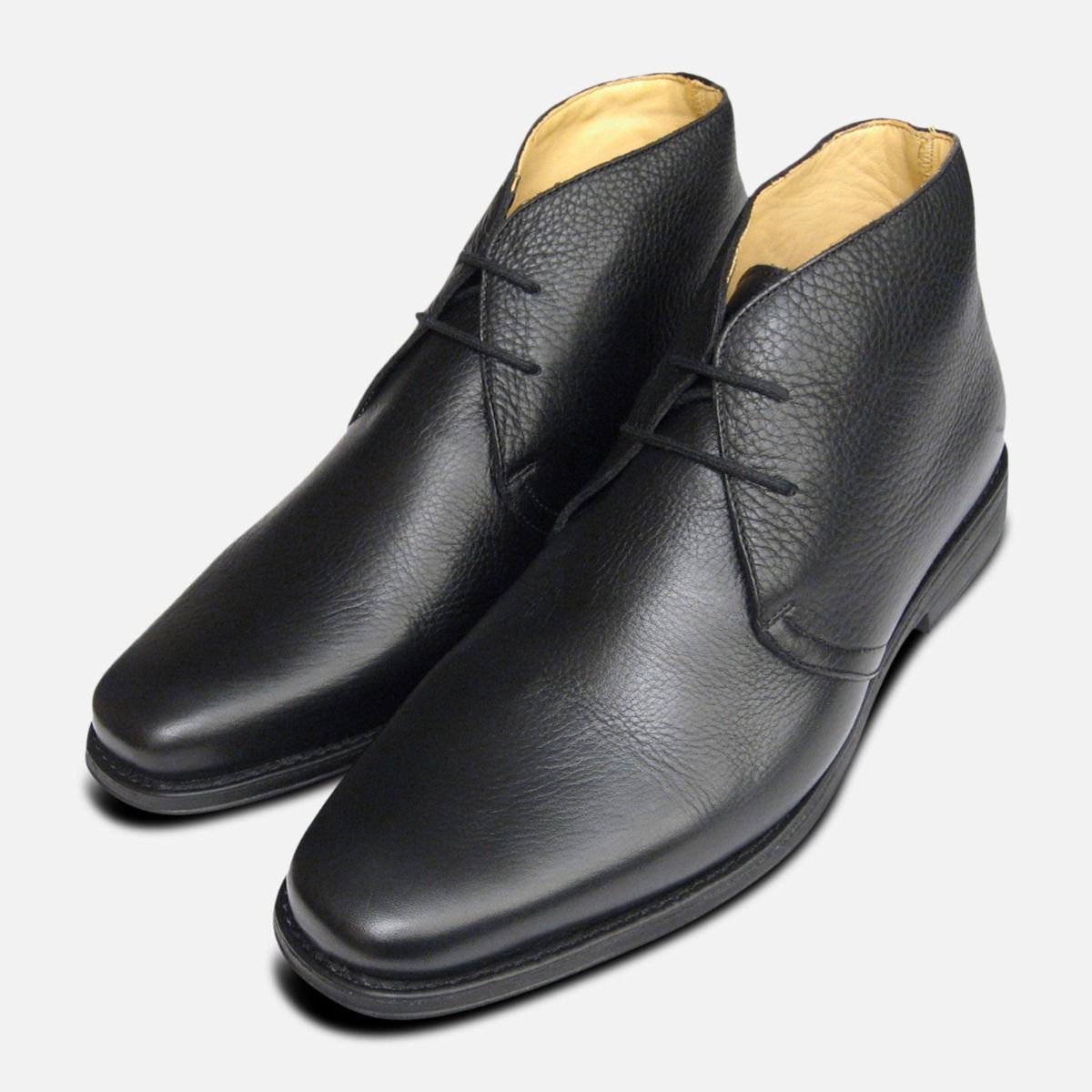 black chukka boots