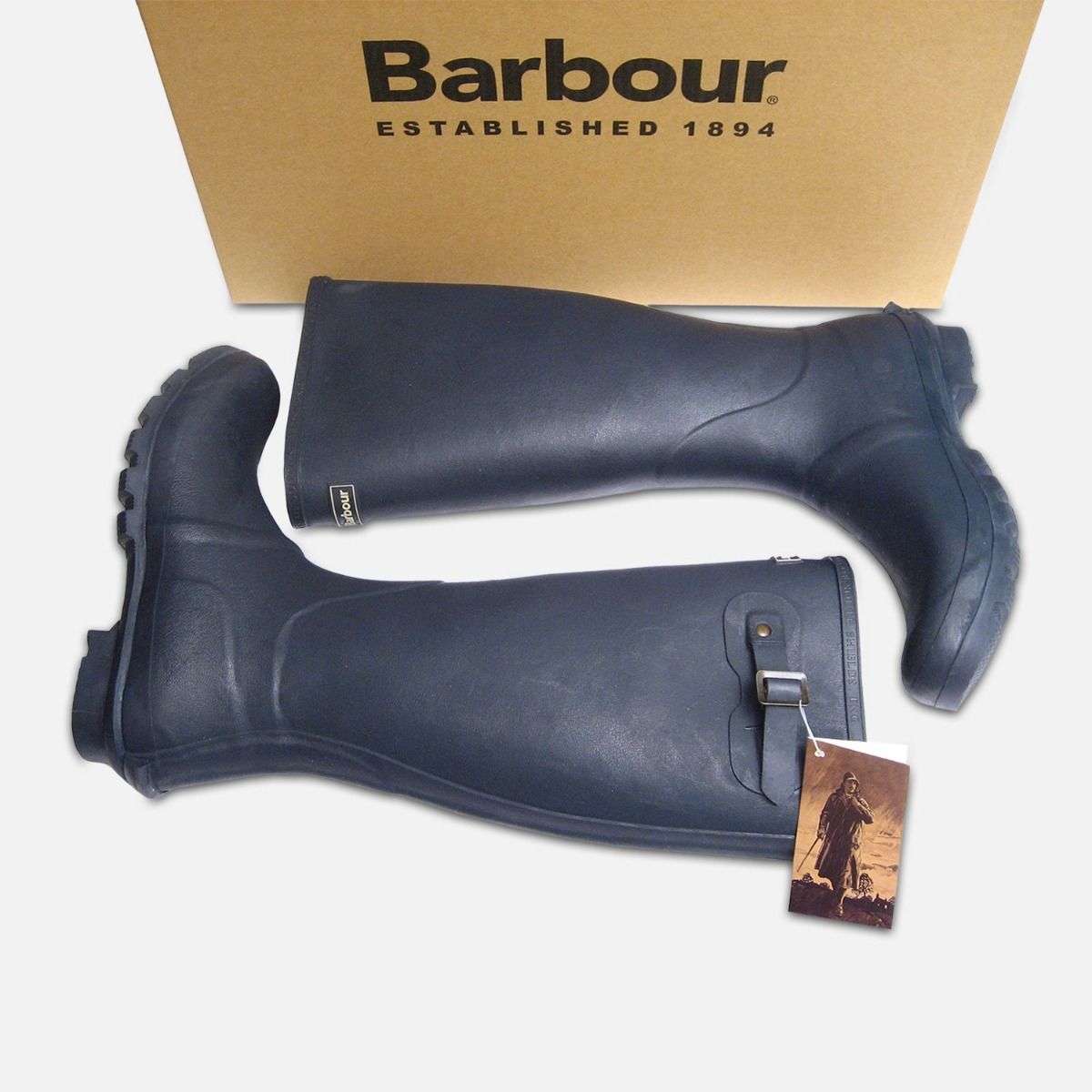 barbour bede mens wellington boots