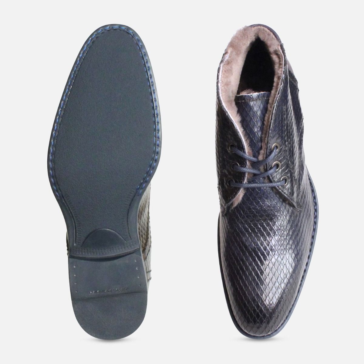 mens wool lined shoes