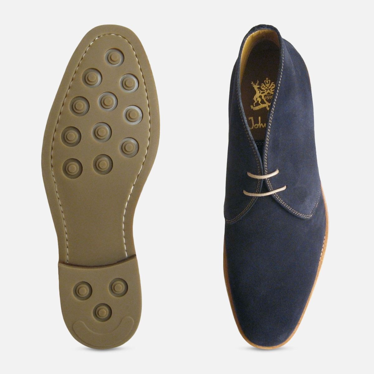 mens navy suede chukka boots
