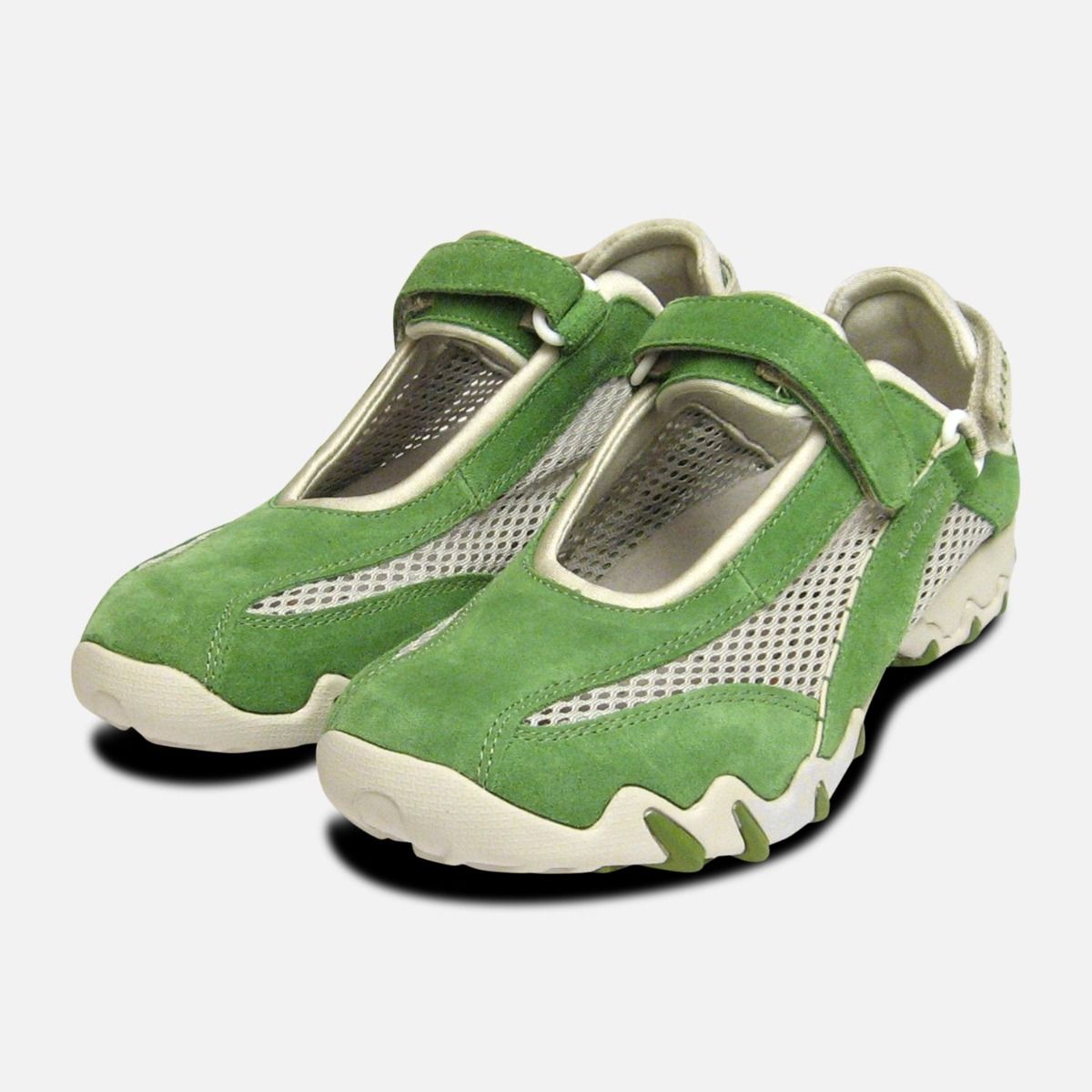 ladies green trainers