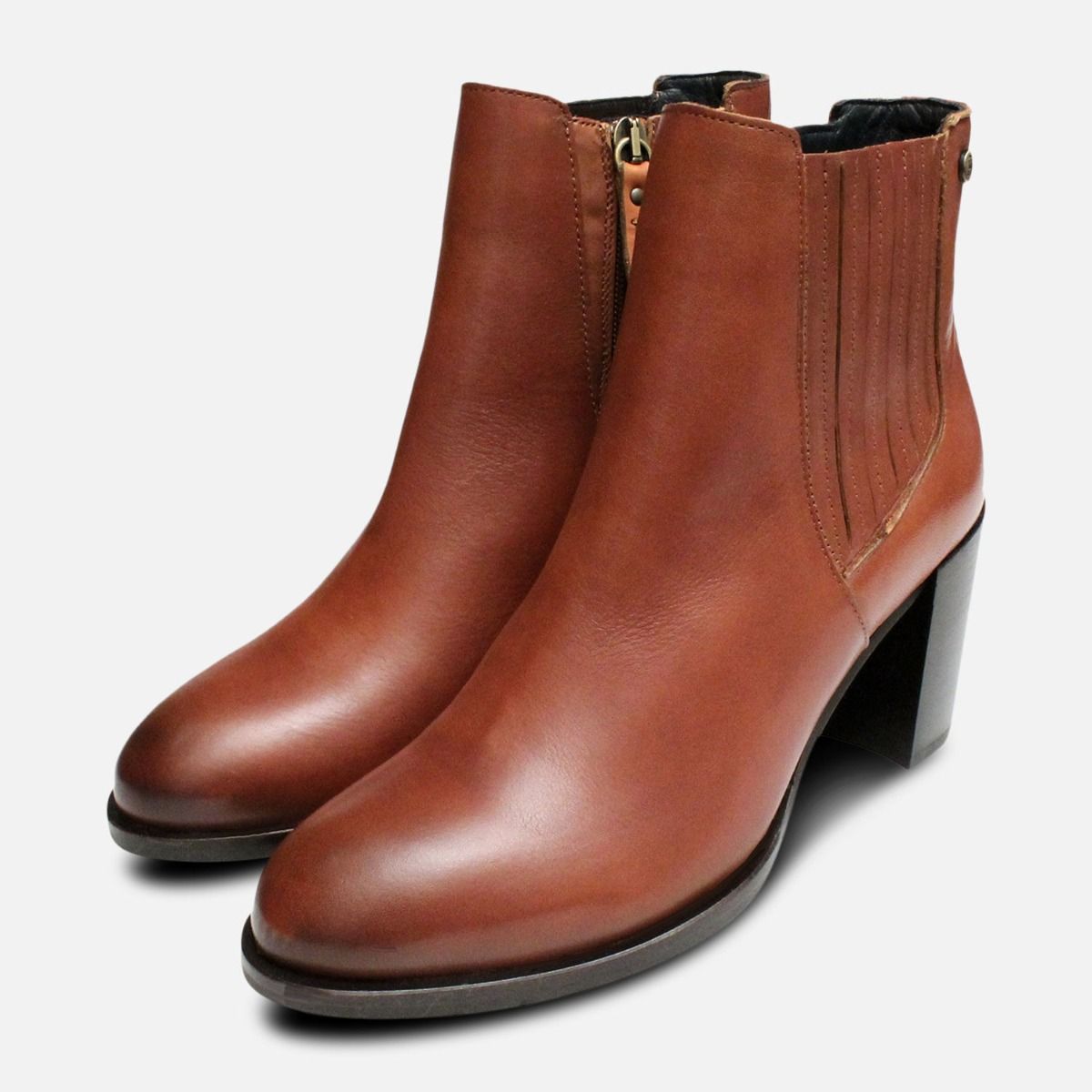 tommy hilfiger brown boots