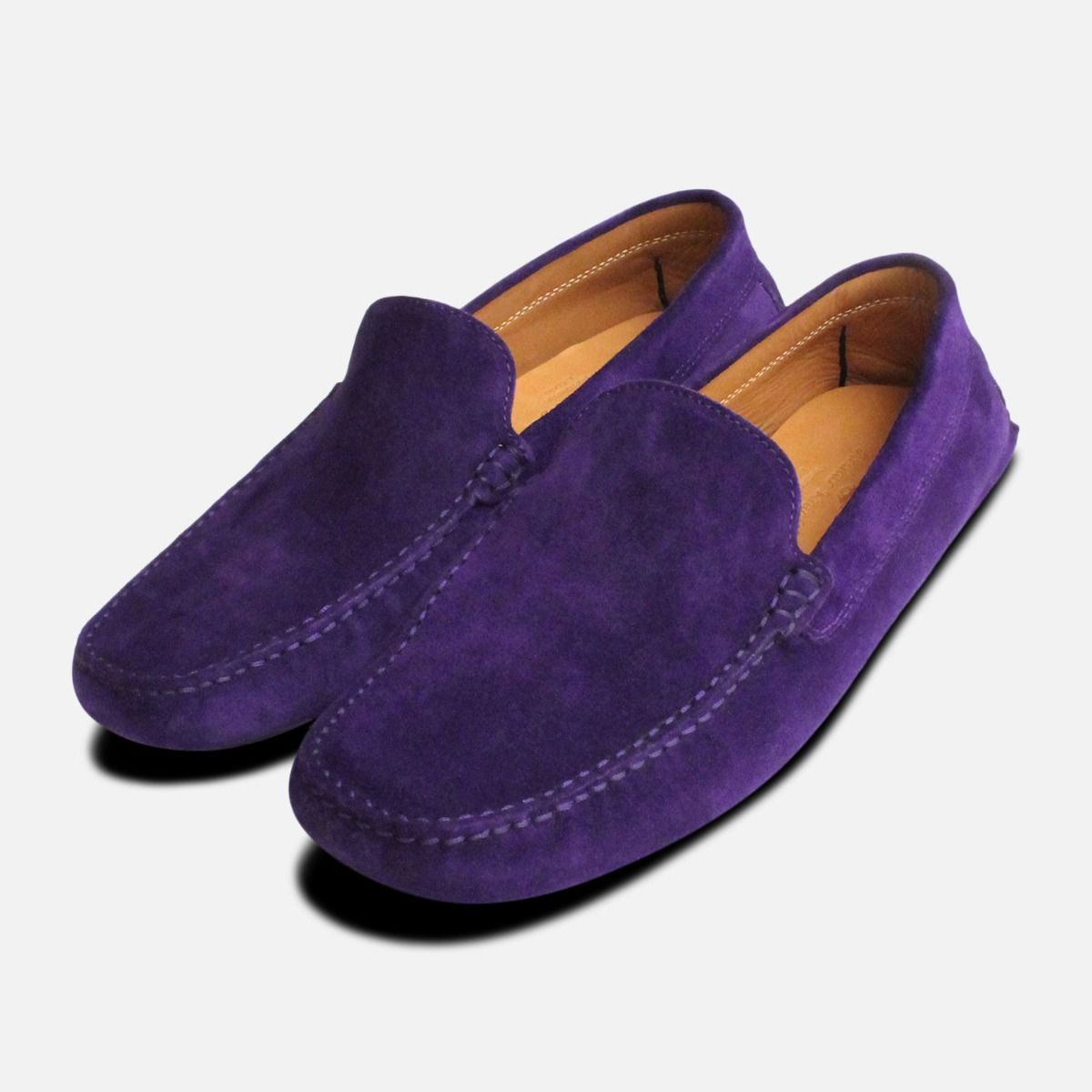 purple moccasins