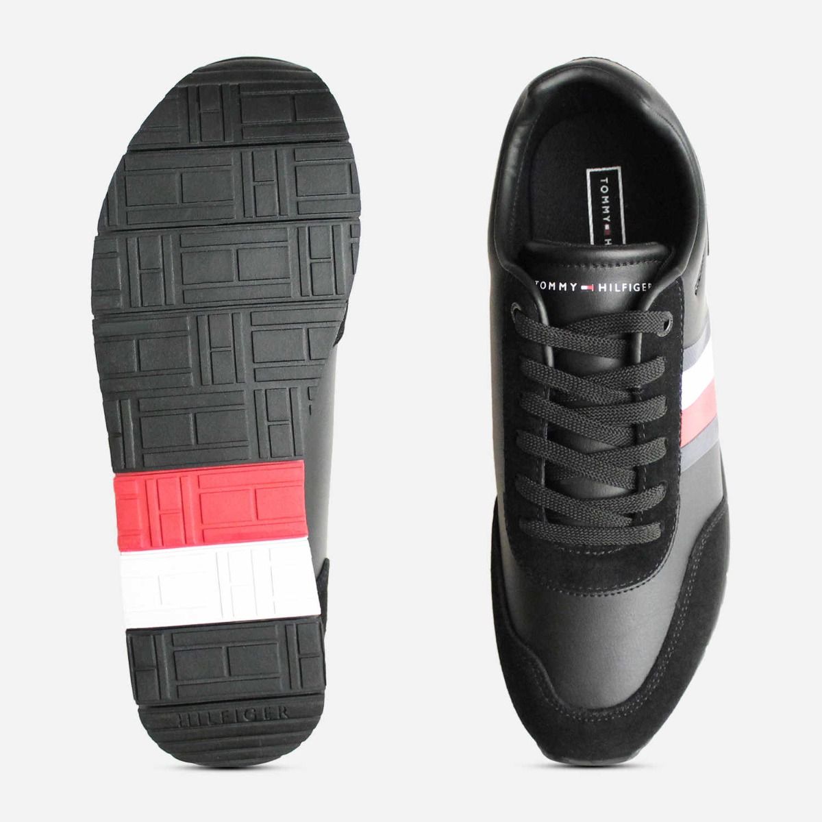 Tommy Hilfiger Corporate Black Leather 
