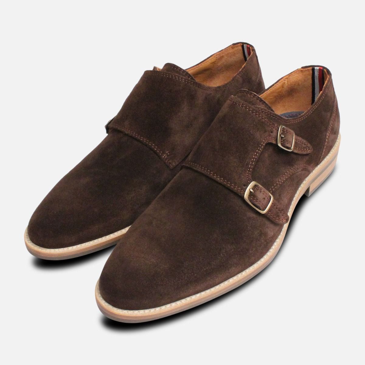 suede double monk