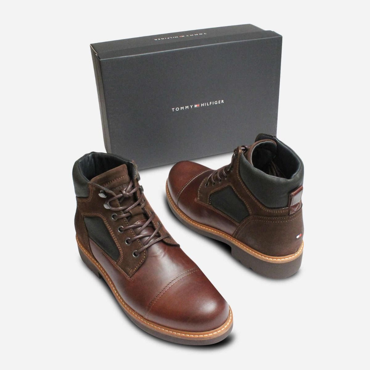 Tommy Hilfiger Coffee Brown Leather 