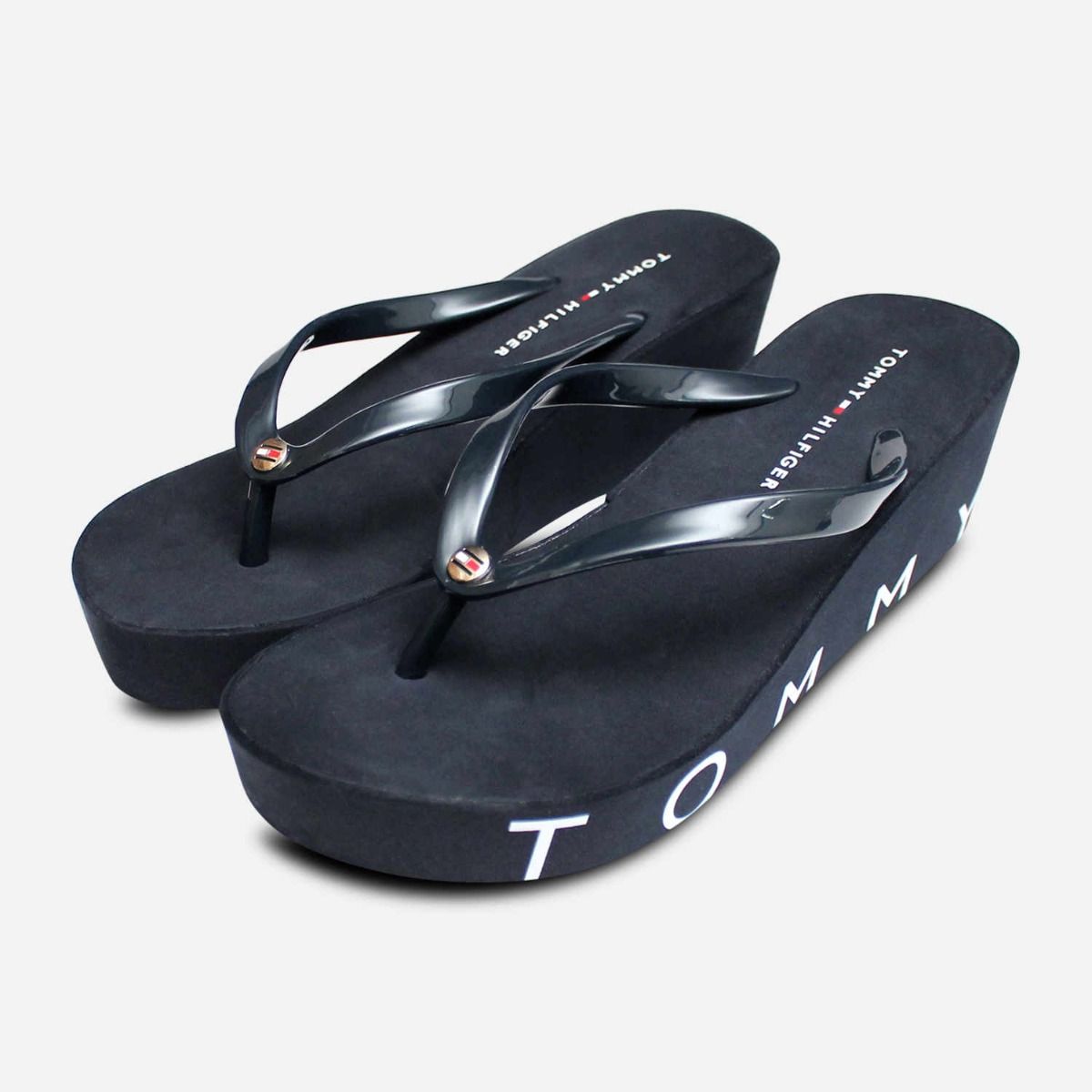 tommy hilfiger wedge beach sandals