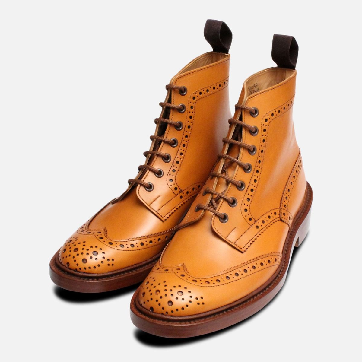 Trickers Stow Acorn Country Brogue Boots