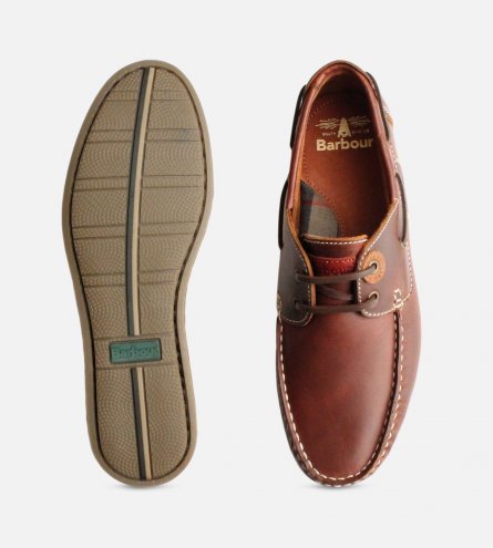 mens barbour deck shoes