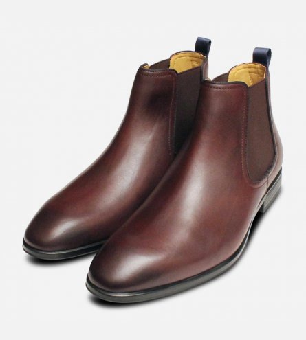 mens leather dealer boots