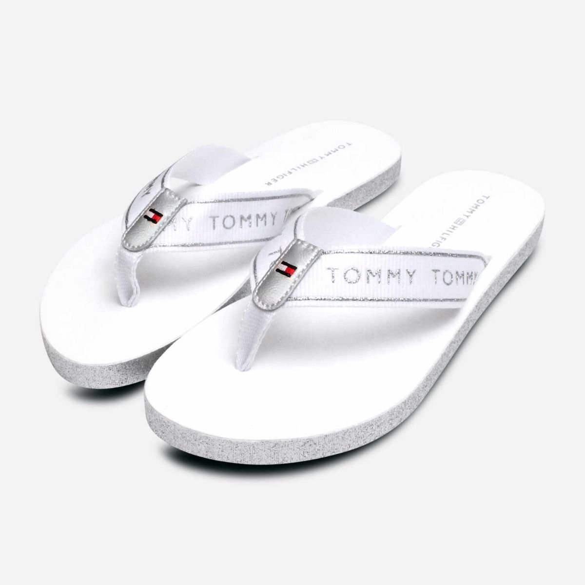 tommy hilfiger flip flops 39