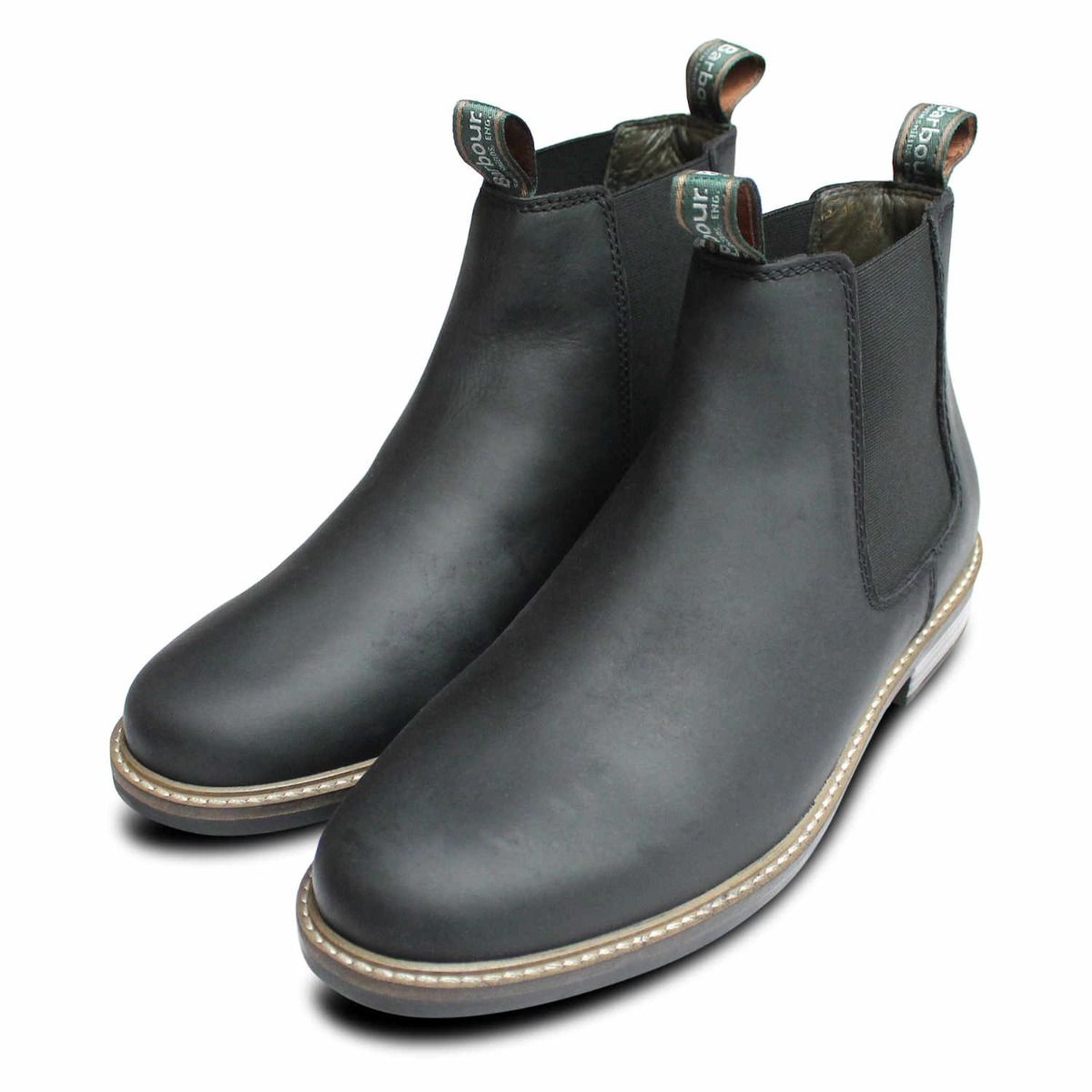barbour black chelsea boots