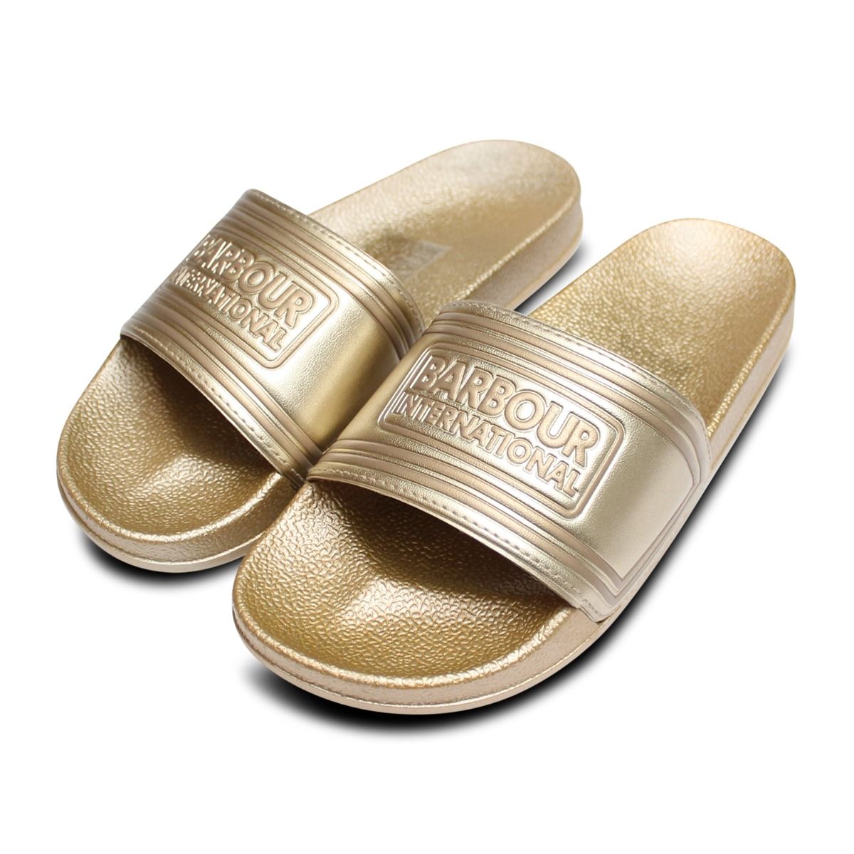 Barbour International Sandals Gold 