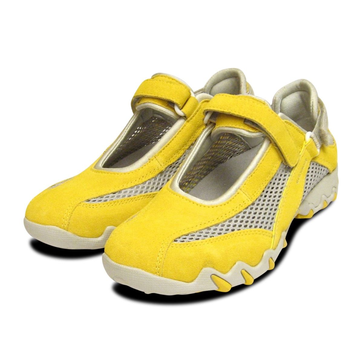 bright yellow trainers