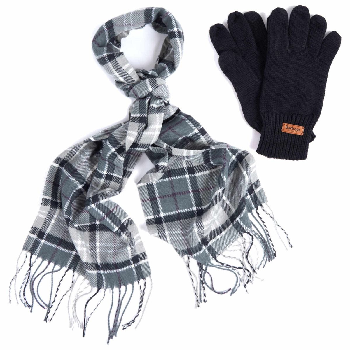 barbour womens scarf and gloves