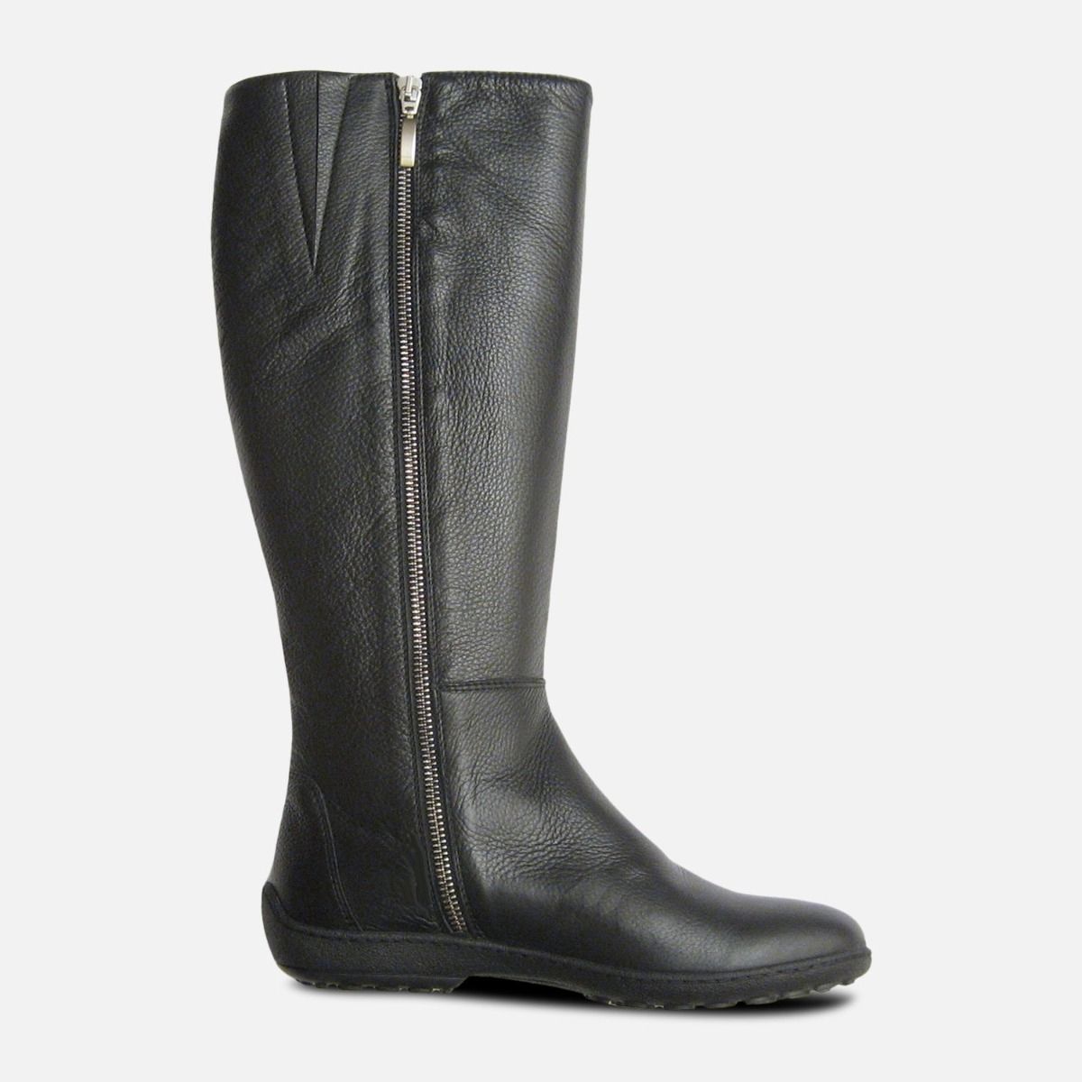 Luxury Italian Designer Ladies Black Riding Boots By Arthur Kni