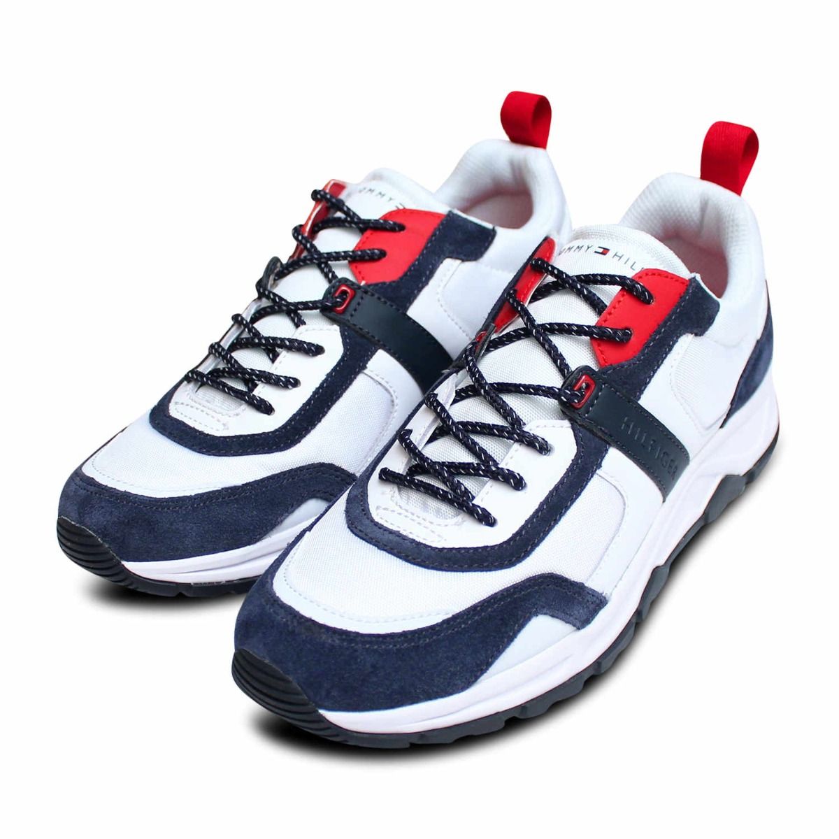 tommy hilfiger white mens trainers