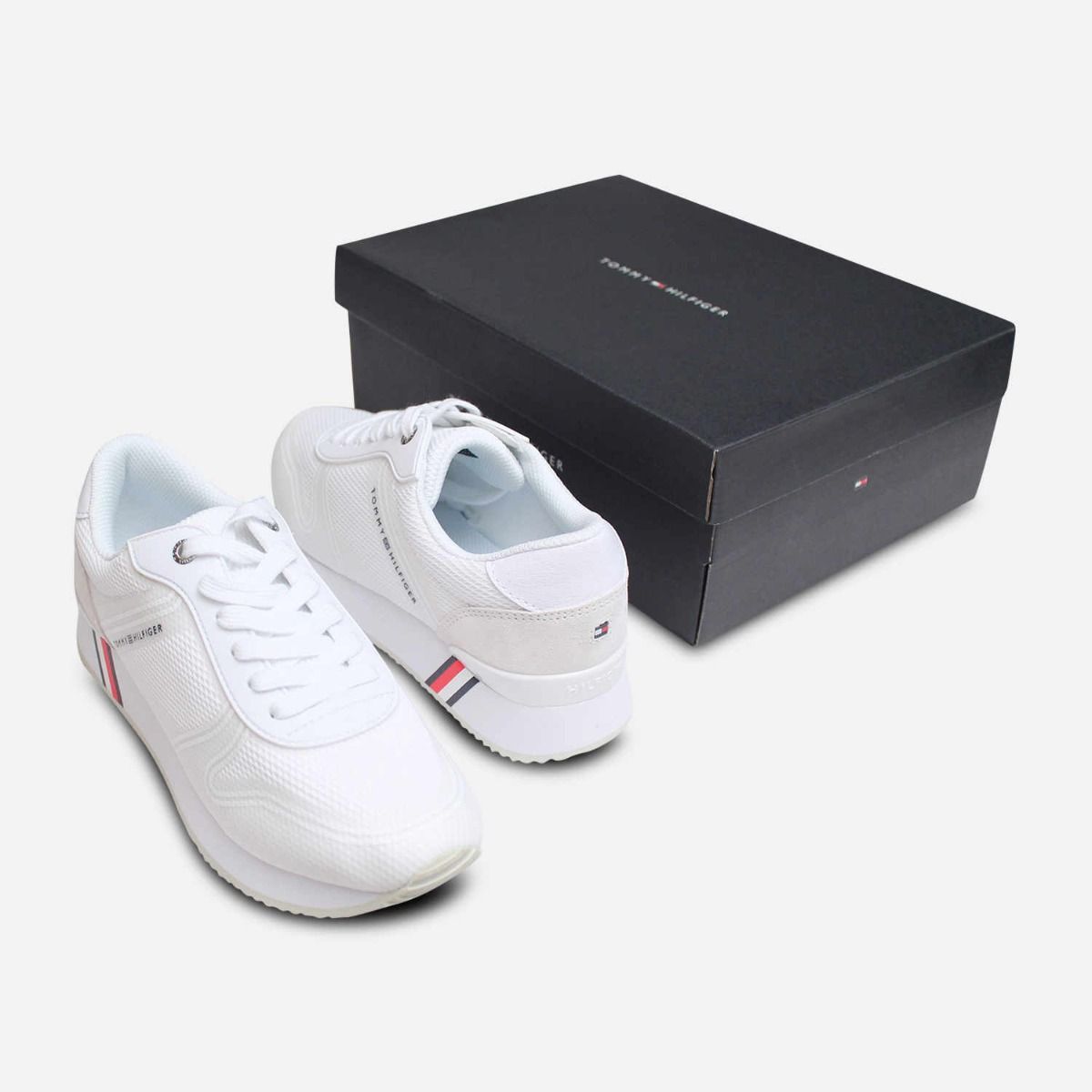 Tommy Hilfiger Womens Active City Sneakers in White