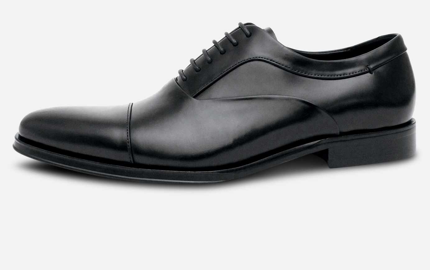Black Oxford Formal Lace Up Shoes by John White