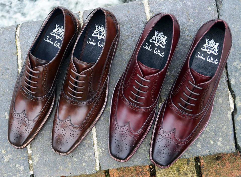 oxblood brogues