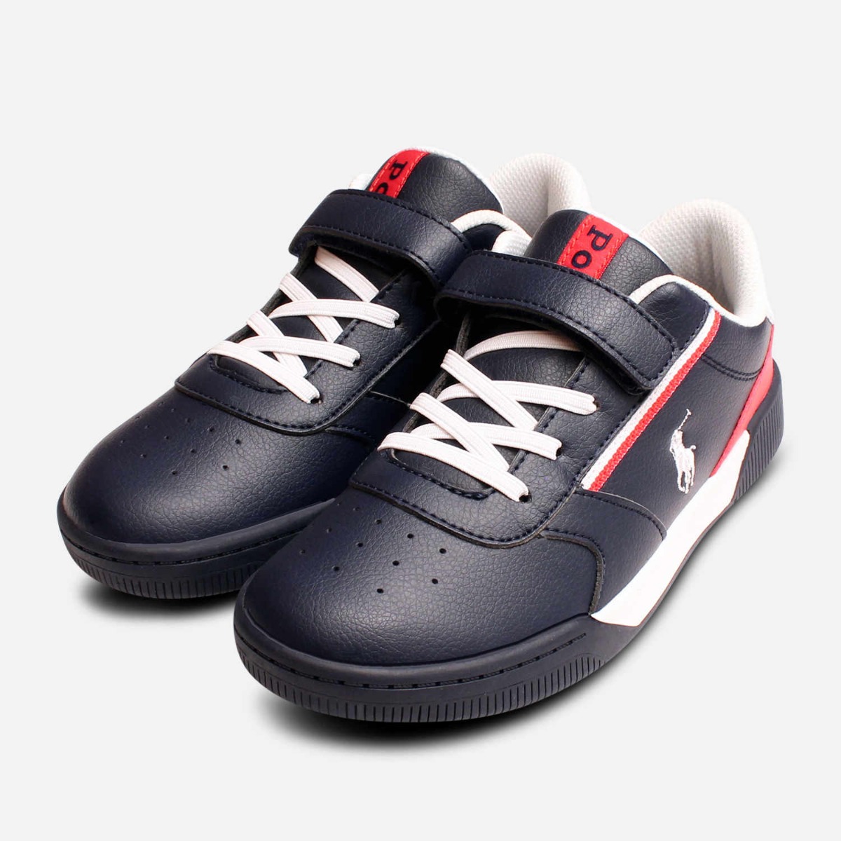 kids leather trainers