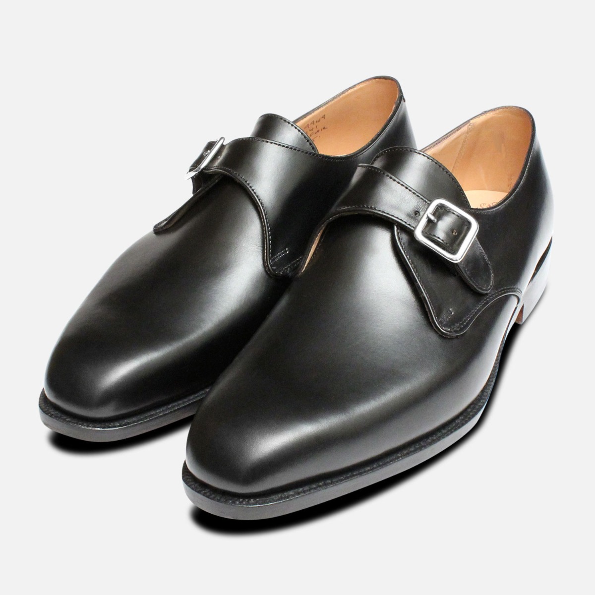 black buckle shoe