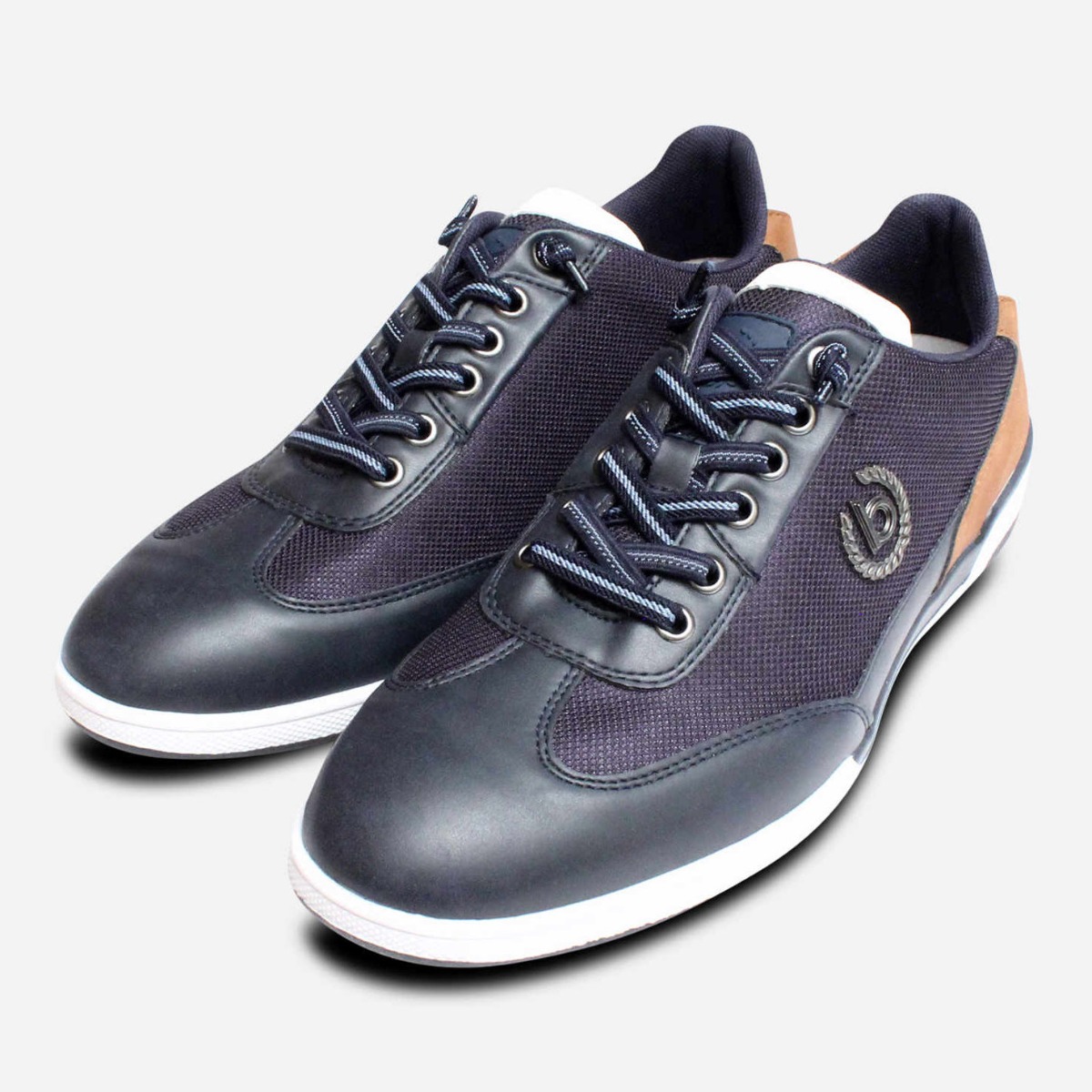 navy blue trainers mens