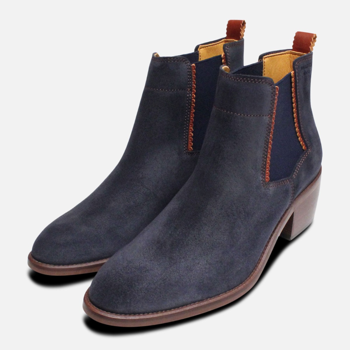navy blue chelsea boots womens