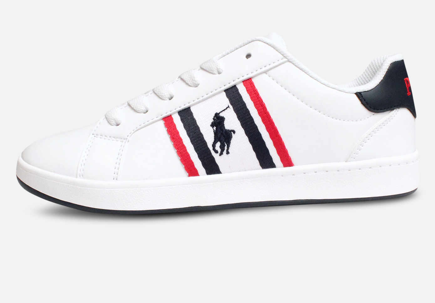 Ape pump inference Ralph Lauren Polo Childrens Shoes Oaklynn II in White