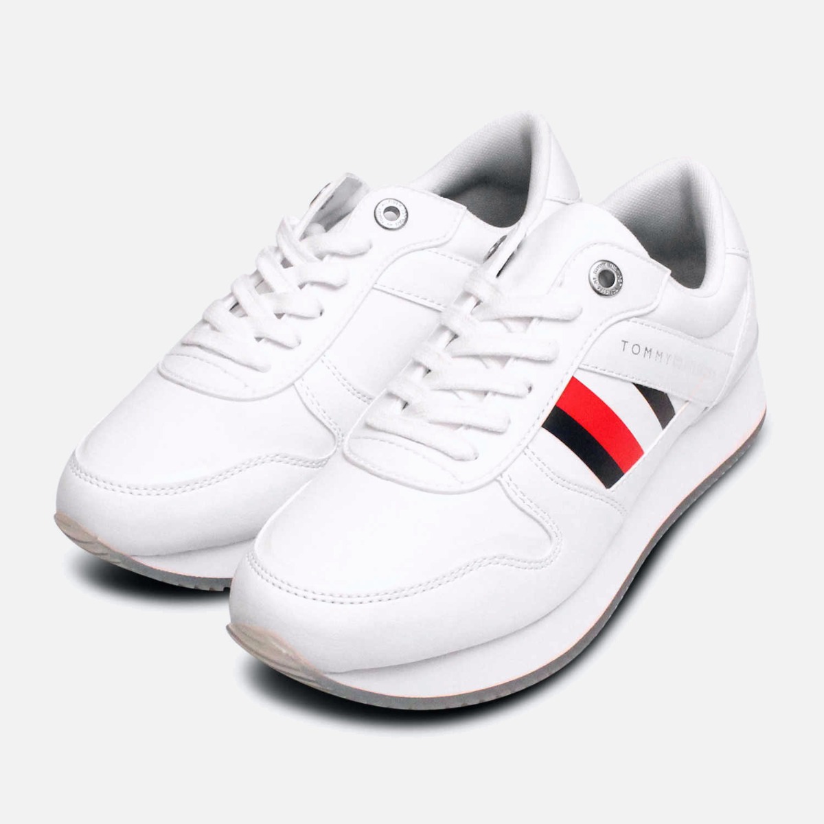 tommy hilfiger leather city sneaker