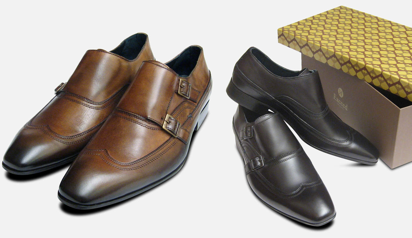 Two Strap Monk Strap Dress Shoes