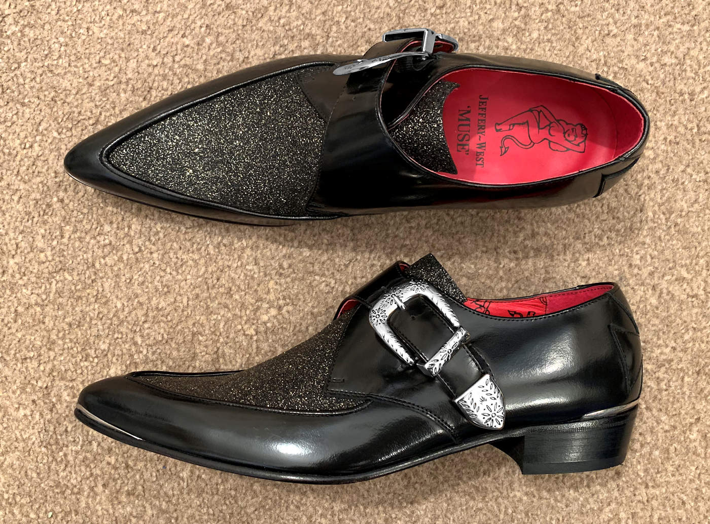 Jeffery west monk hot sale strap shoes