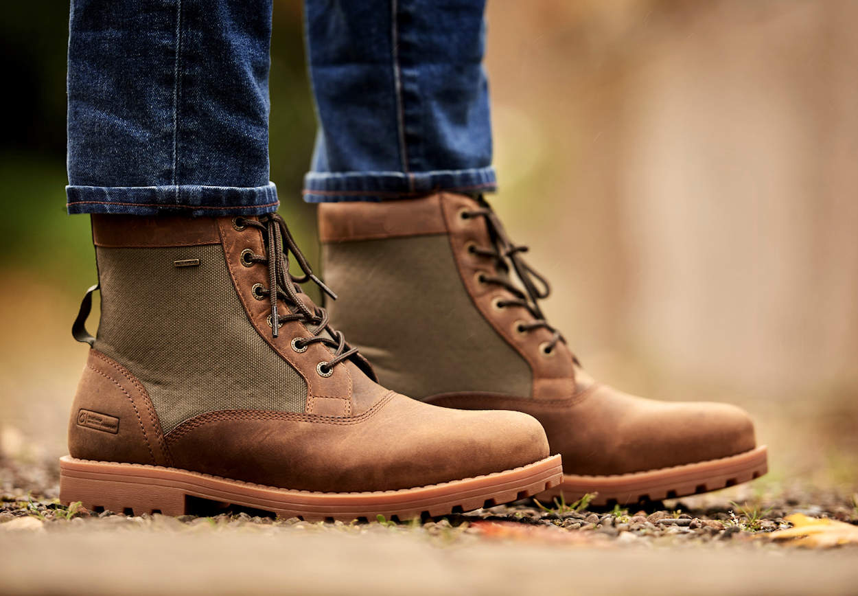 barbour hiking boots