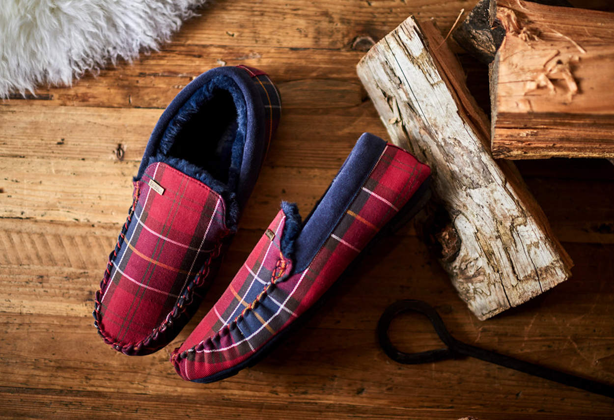 Barbour Mens Gift Slipper